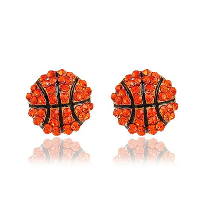 Sports Theme Diamond Zinc Alloy Earrings / Drop Earrings / Necklace