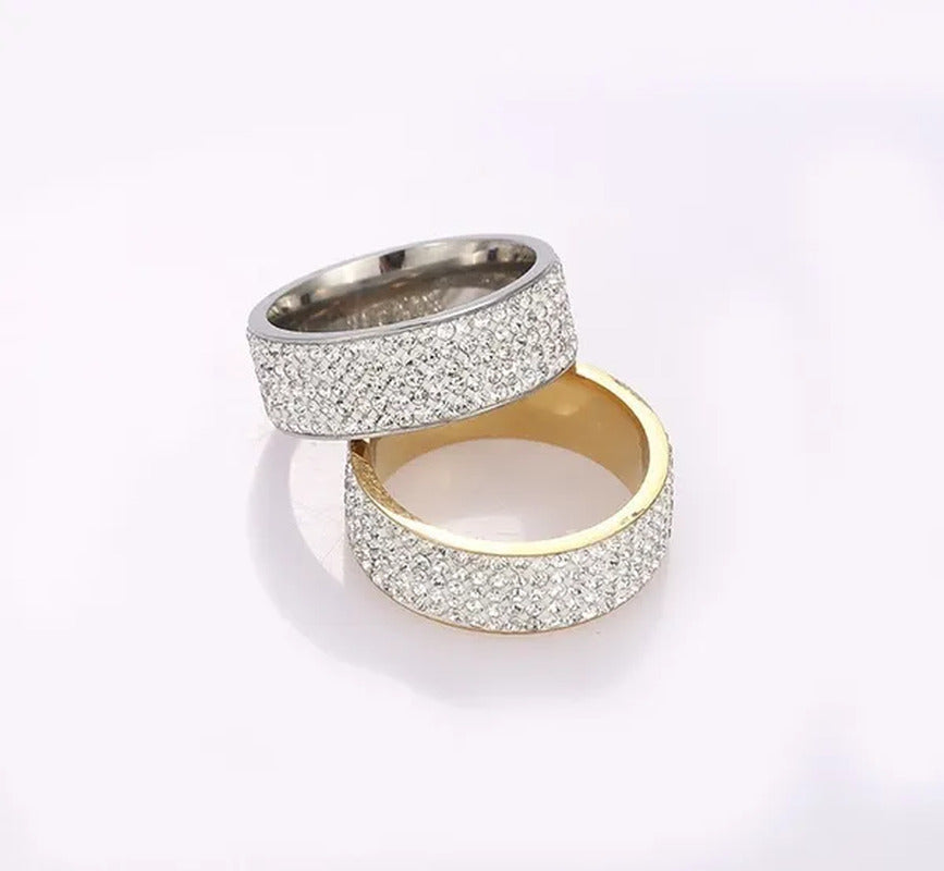 Vojo Hot Sale White Sapphire Diamond Wedding Band Rings Engagement Anniversary P