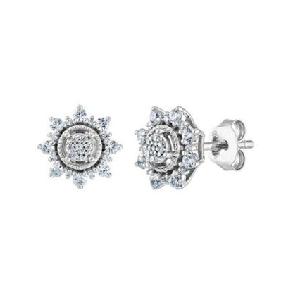 0.33 CT. T.W. Composite Diamond Earrings in 14K Gold