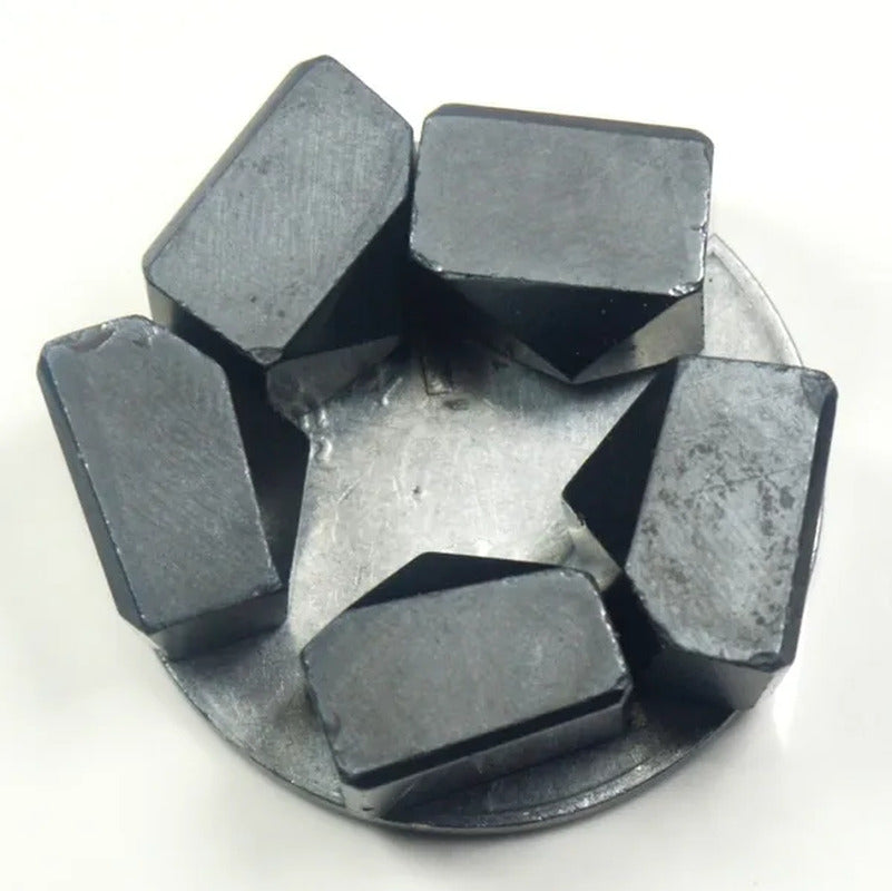 Natural Square Cut Cabochon Loose Gemstone Lot 85 to 100 Carat 5 Pcs Hematite Bl
