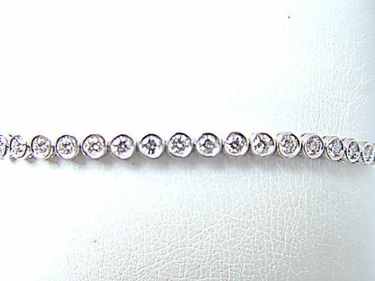 DIAMOND 38 ROUND BR SHAPE BEZEL SET BRACELET DIAMOND TENNIS BRACELET DIAMOND SET