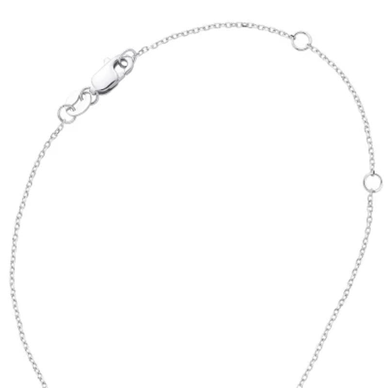 4.5Mm round Sapphire Pendant in 14K Gold