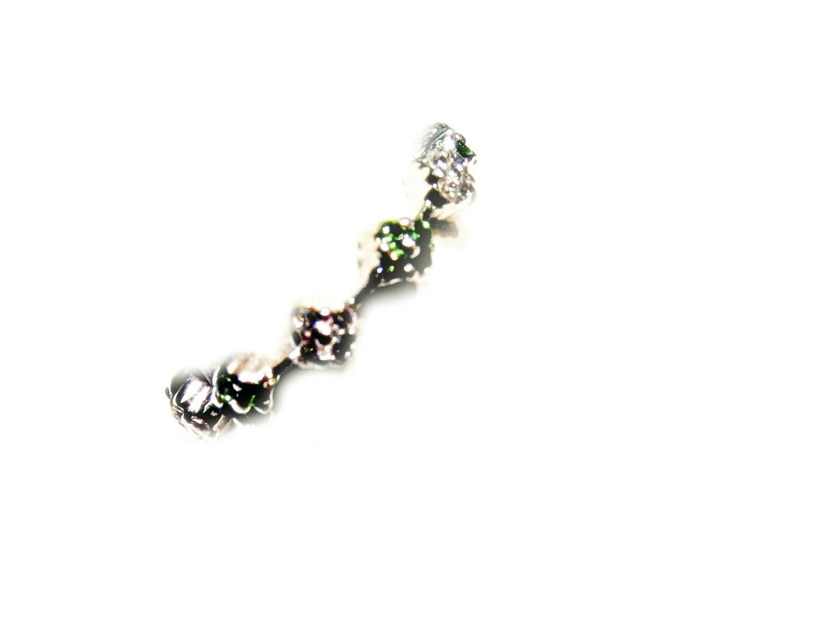 TSAVORITE DIAMOND ROUND SHAPE ETERNITY BAND DESIGNER S& R STYLISH TSAVORITE RING