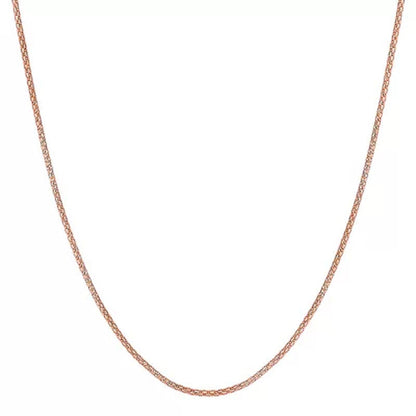 Adjustable Popcorn Chain Necklace, 1.1Mm in 14K Gold