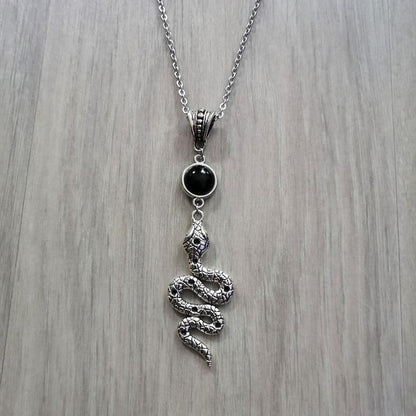 Factory New Product Snake-Shaped Necklace Pendant Retro