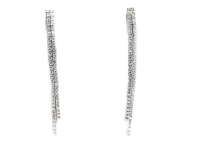 DIAMOND ROUND BR SHAPE EARRING