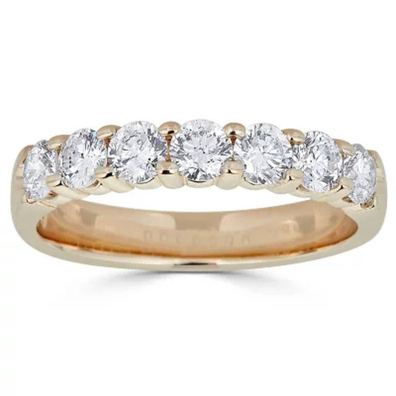 0.25 CT. T.W. 7-Stone Diamond Band Ring in 14K Gold (HI, I1)