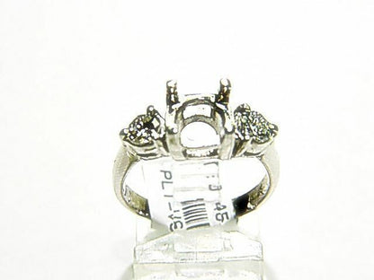 DIAMOND 2 ROUND BRILLIANT SETTING 4 PRONG FOR A 7.30MM DIAMOND DIAMOND SETTING