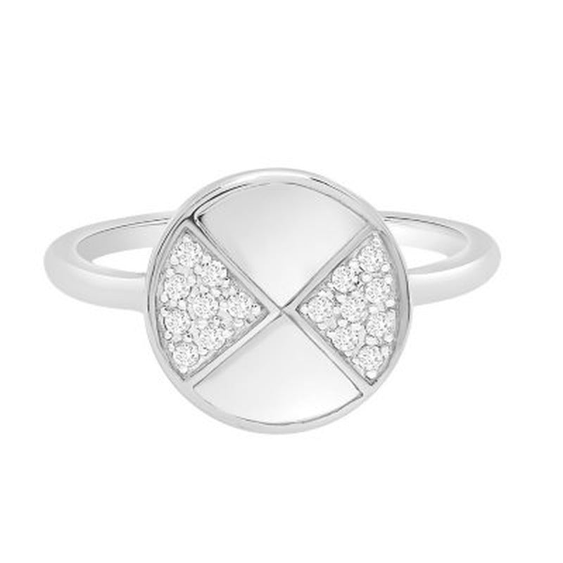0.10 CT. T.W. Diamond Fashion Ring in 14K Gold (I, I1)