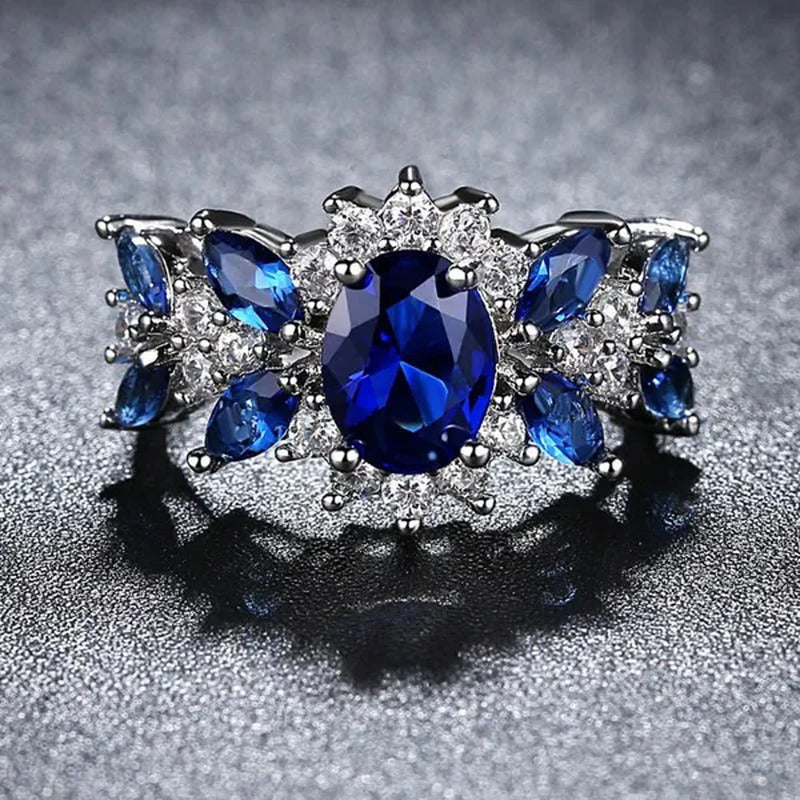 Colored Diamond Wedding Ring Diamond Engagement Ring Commitment Ring Cubic Zirco