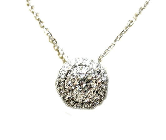 DIAMOND ROUND BRILLIANT DIAMOND AROUND PENDANT INCLUDED CHAIN DIAMOND PENDANT