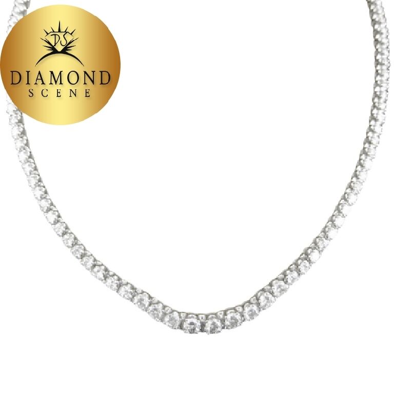 DIAMOND GRADUATED TENNIS NECKLACE