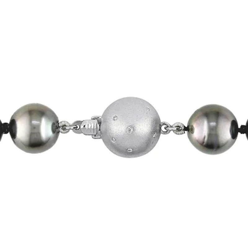 Allura 10-13 MM Tahitian Cultured Pearl Strand Necklace in 14K White Gold, 18"