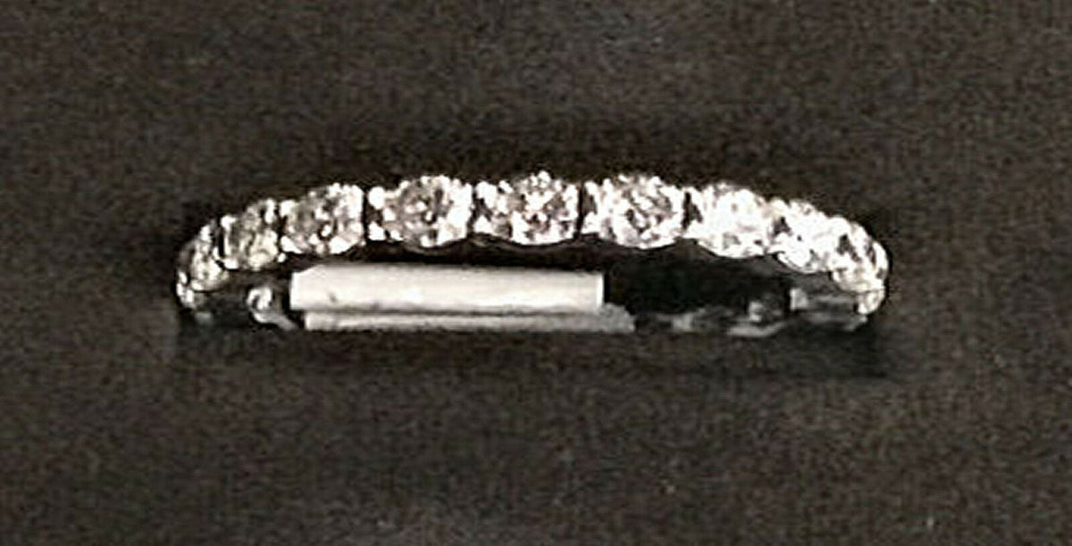 DIAMOND ROUND BRILLIANT SHAPE ETERNITY BAND DIAMOND SET COMFORTABLE DIAMOND BAND