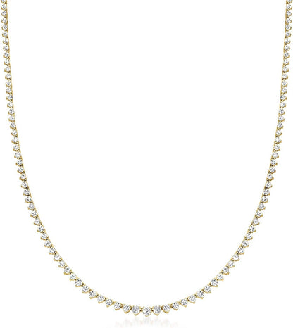 Diamond Tennis Necklace I-J Color / I1-I2 Clarity