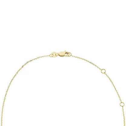 Genuine Ruby and 0.11 CT. T.W. Diamond Pendant in 14K Gold