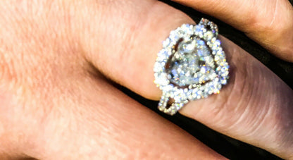 GIA CERTIFIED HEART SHAPE F COLOR GRADE SI1 CLARITY GRADE