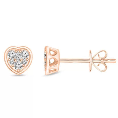 0.23 CT. T.W. Diamond Earrings in 14K Gold
