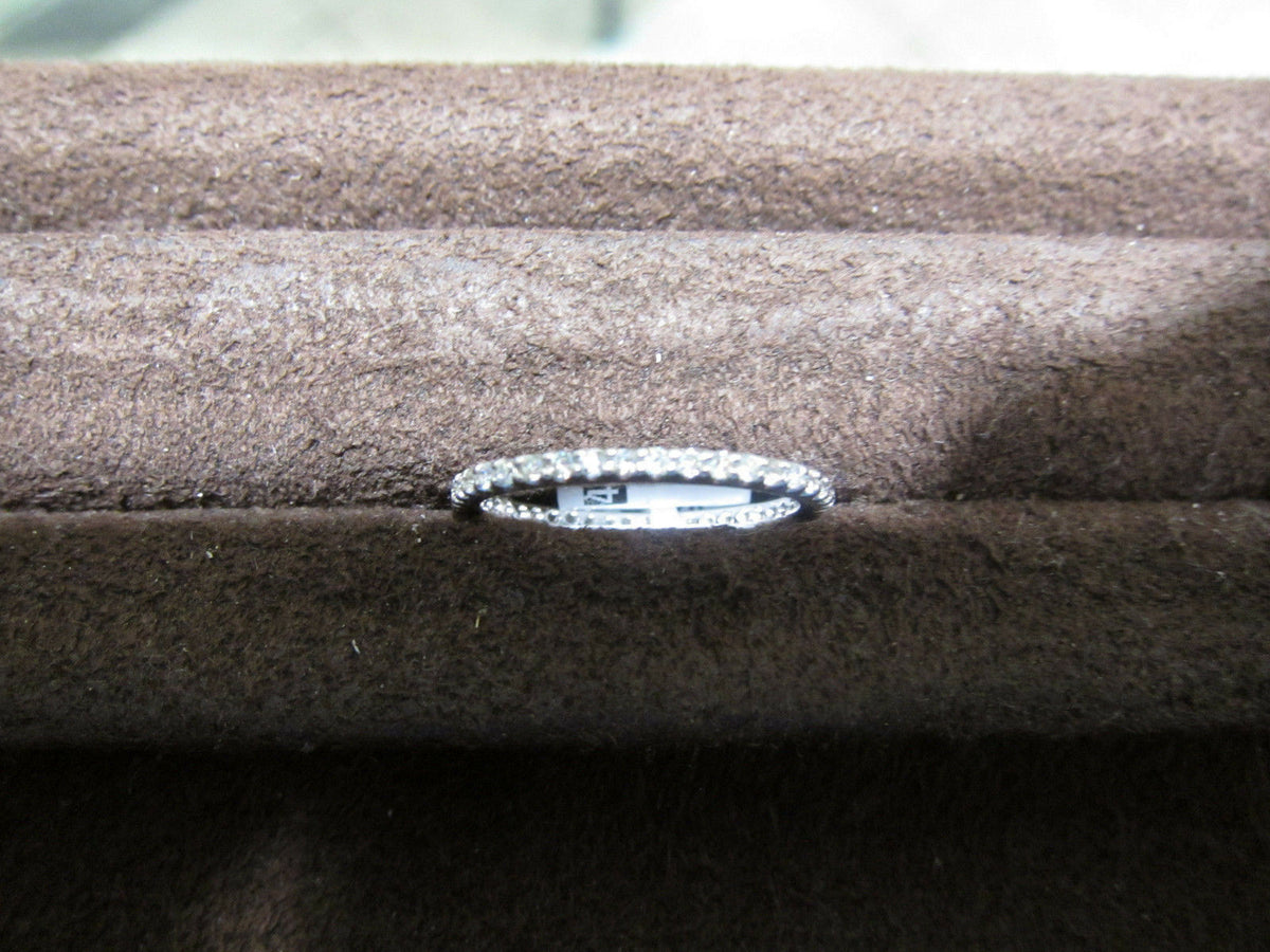 diamond round brilliant eternity band all around set diamond
