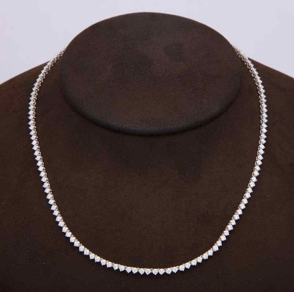 Diamond Choker Tennis Necklace