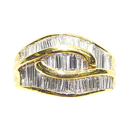 DIAMOND 43 BAGUETTE SHAPE CHANNEL SET DIAMOND BAND DIAMOND RING DIAMOND WEDDING