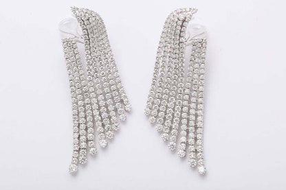 Diamond Dangle Earrings