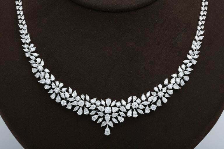 Multi Shape Diamond Necklace