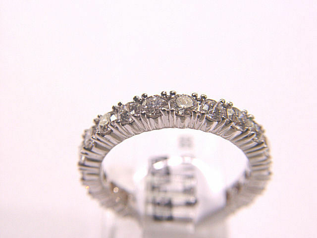 23 ROUND BRILLIANT DIAMOND ETERNITY BAND 4 PRONG SET DIAMOND ANNIVERSARY BAND