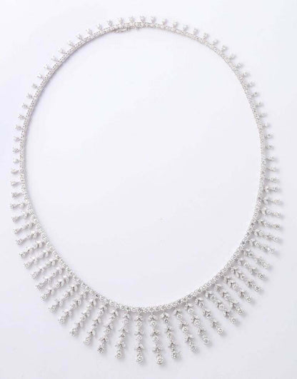 Over 20 Carat Diamond Drop Necklace
