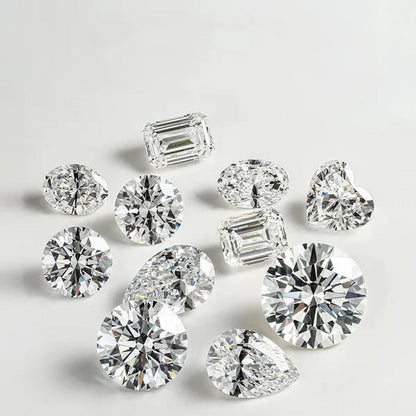 2-Carat Natural Diamond 8Mm round AAAAA VVS Certified D Color Loose Diamond 1Pc