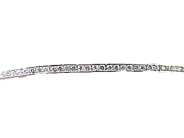DIAMOND 108 ROUND BRILLIANT SH CHANNEL SET BRACELET DIAMOND TENNIS BRACELET
