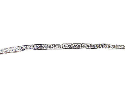 DIAMOND 108 ROUND BRILLIANT SH CHANNEL SET BRACELET DIAMOND TENNIS BRACELET