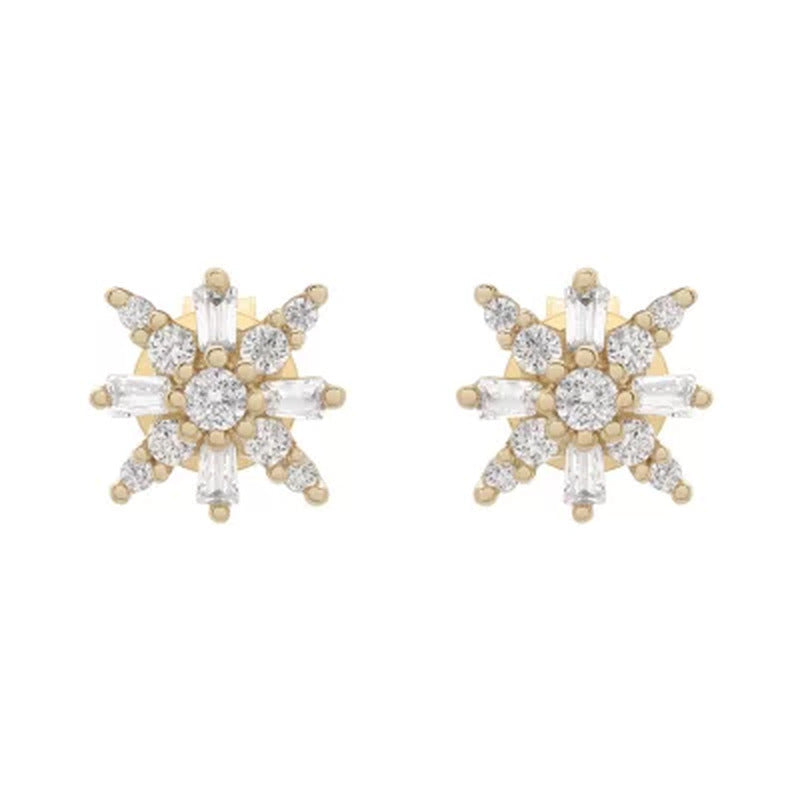 0.25 CT. T.W. Diamond Earrings in 14K Yellow Gold