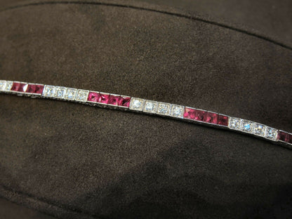 RUBY PRINCESS SHAPE 24 STONE SET DIAMOND 24 ROUND BRILLIANT