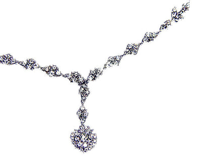 DIAMOND ROUND BRILLIANT SHAPE NECKLACE