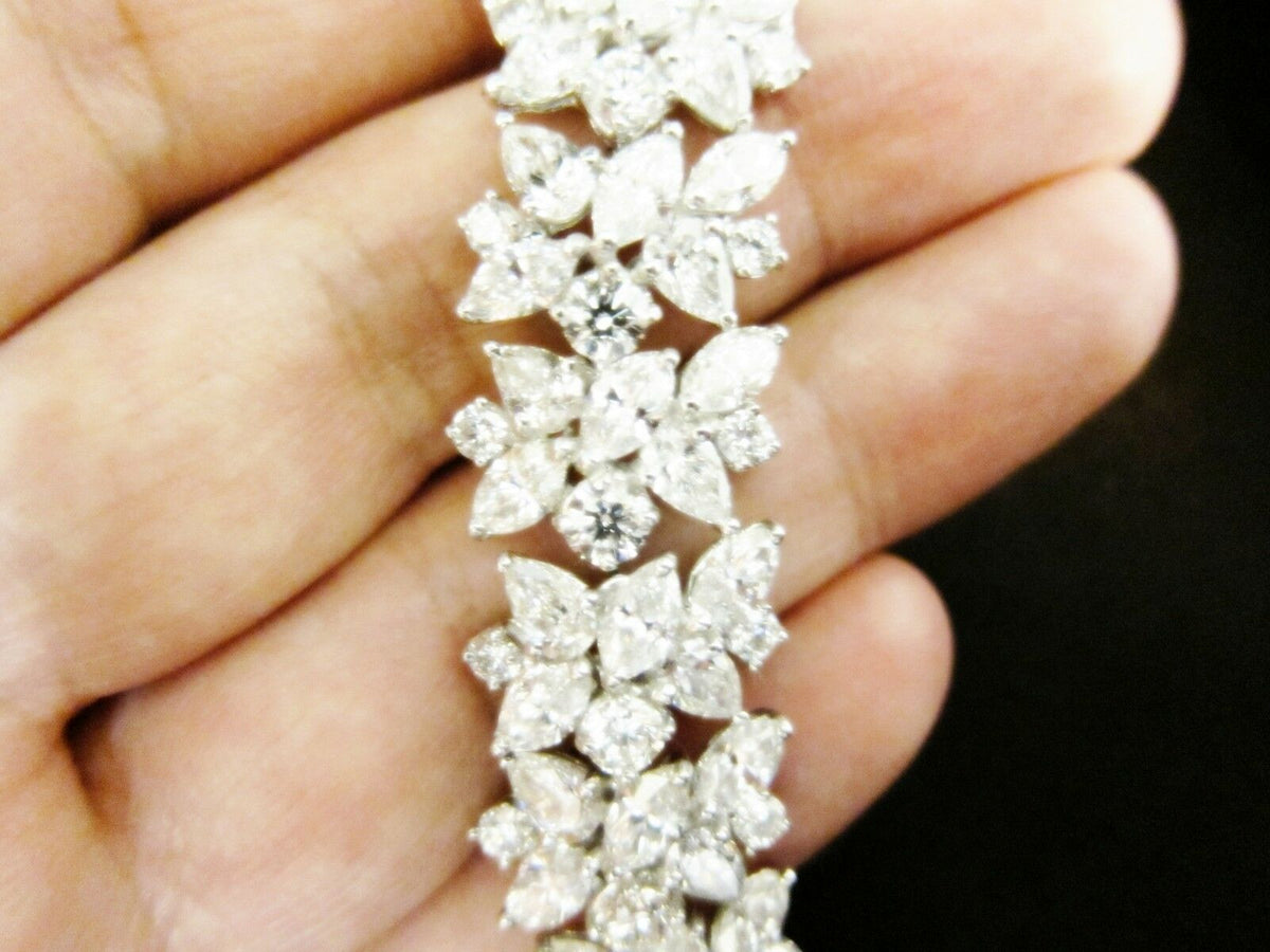 DIAMOND BRACELET FIFTY FOUR ROUND THIRTY SIX PEAR FIFTY FOUR MARQUISE BRACELET