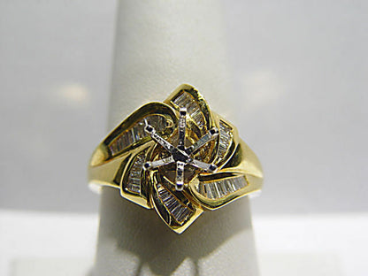 DIAMOND BAGUETTE SHAPE CHANNEL SET SETTING 6 PRONG