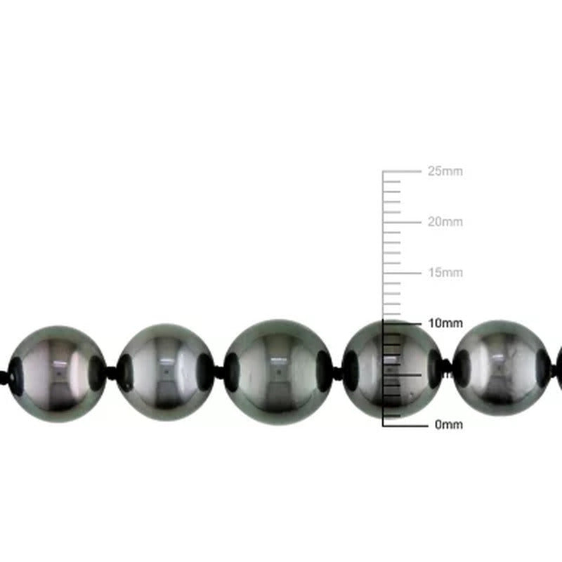 Allura 10-13 MM Tahitian Cultured Pearl Strand Necklace in 14K White Gold, 18"