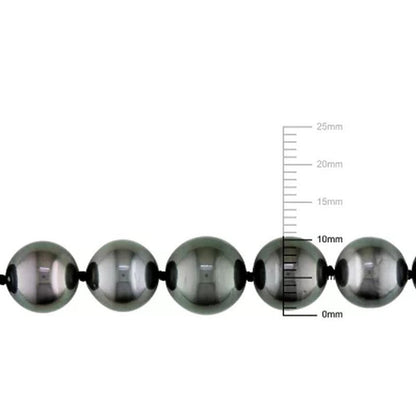 Allura 10-13 MM Tahitian Cultured Pearl Strand Necklace in 14K White Gold, 18"