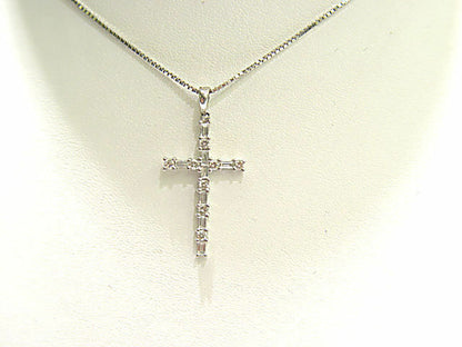 DIAMOND CROSS PENDANT INCLUDED 16 INCH CHAIN