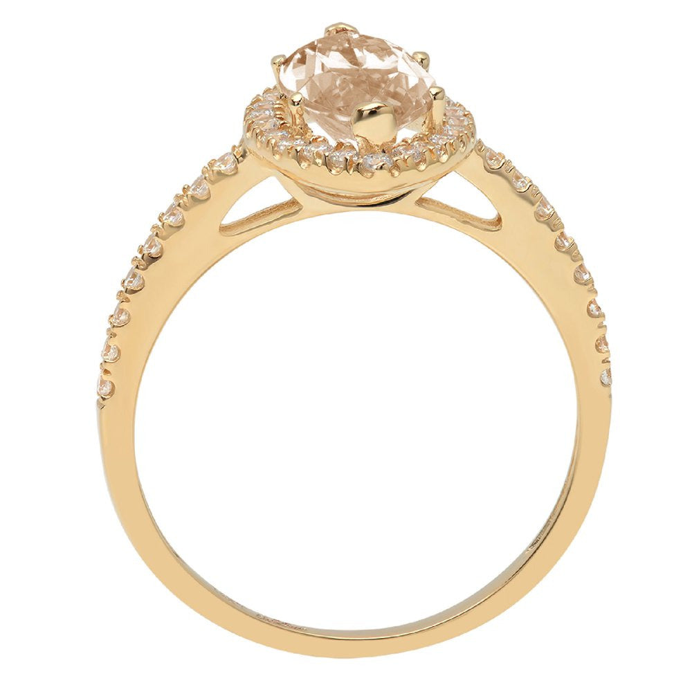 2.38Ct Marquise Cut VVS1 Genuine Conflict Free Brown Champagne Simulated Diamond