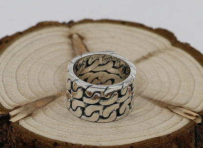 Personality Popular Ring Couple Pair Ring Ring Creative Fashion Thai Silver Retr