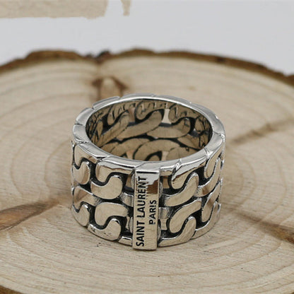Personality Popular Ring Couple Pair Ring Ring Creative Fashion Thai Silver Retr