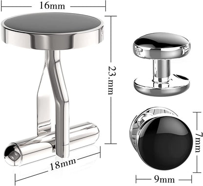 Stainless Steel Cuff Links Classic Tuxedo Shirt Cufflinks & Shirt Accessories Un