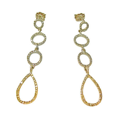 DIAMOND DANGLE EARRING
