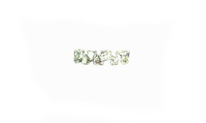 DIAMOND PEAR SHAPE SET ALTERNATING UP AND DOWN STYLE ALL THE WAY AROUND 18 K