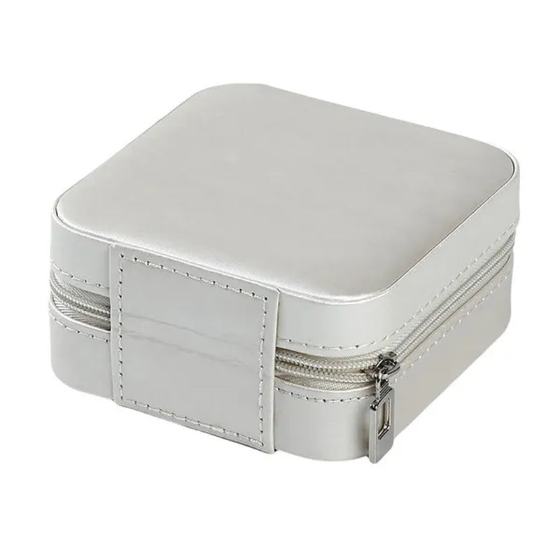Practical Jewelry Box Organizer Portable Travel Leather Jewellery Ornaments Case