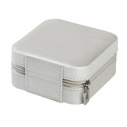 Practical Jewelry Box Organizer Portable Travel Leather Jewellery Ornaments Case