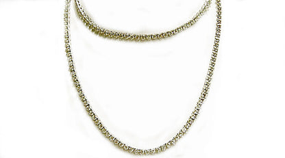 DIAMOND ROUND BRILLIANT SHAPE DIAMOND LONG INCHES TENNIS NECKLACE