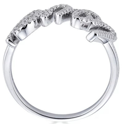 Sterling and 0.14 CT. T.W. Diamond "LOVE"